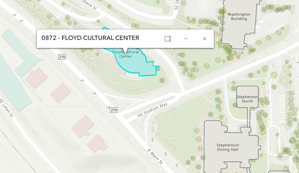 campus map showing location